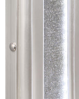 Evangeline Silver And Ivory Tufted Upholstered Platform Bedroom Set