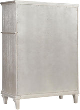 Evangeline Silver And Ivory Tufted Upholstered Platform Bedroom Set