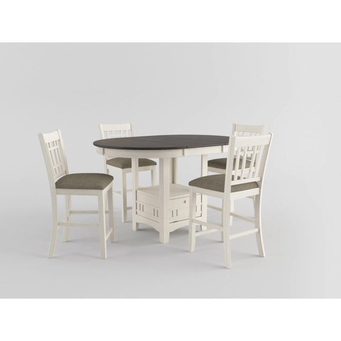 Junipero Espresso Extendable Counter Height Table