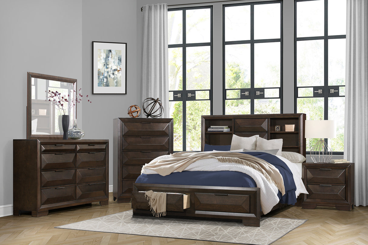 Chesky Eastern King Platform Bed With Footboard Storage