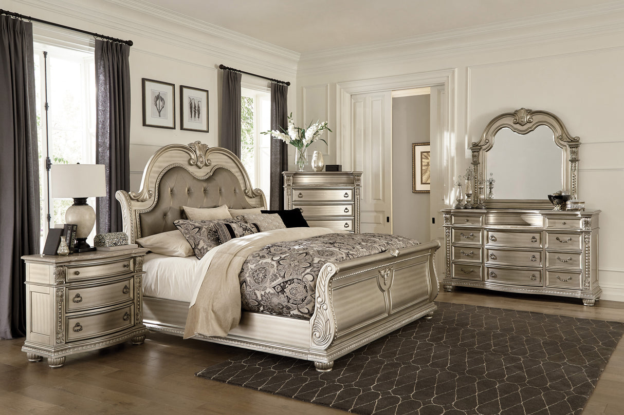 Cavalier Silver California King Bed