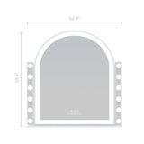 Arch Design BK Led Vanity Mirror