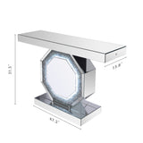 Crushed Diamonds LED Mirrored Console Table