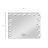 Marilyn Hollywood Vanity Mirror Pro Max with 15 PCS G95FLM Bulbs