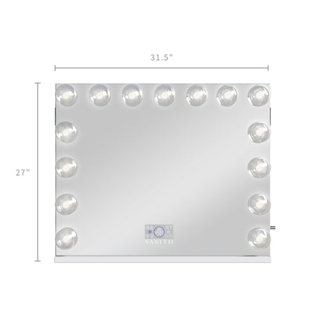 Marilyn Hollywood Vanity Mirror Pro Max with 15 PCS G95FLM Bulbs