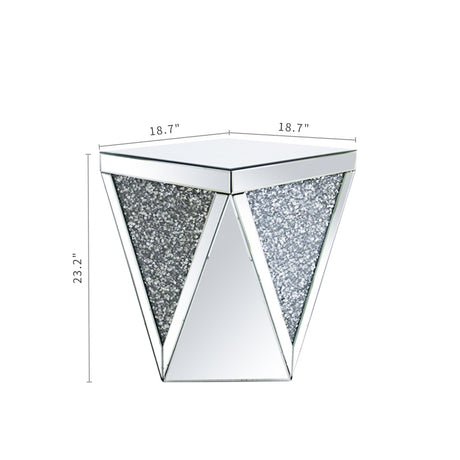 Crushed Diamond Side Table