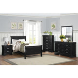 Mayville Black Nightstand