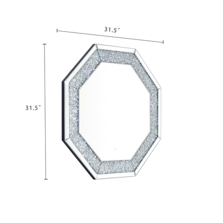 Crushed Diamonds LED Mirrored Console Table