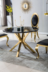 DT205GMB MARBLE DINING TABLE