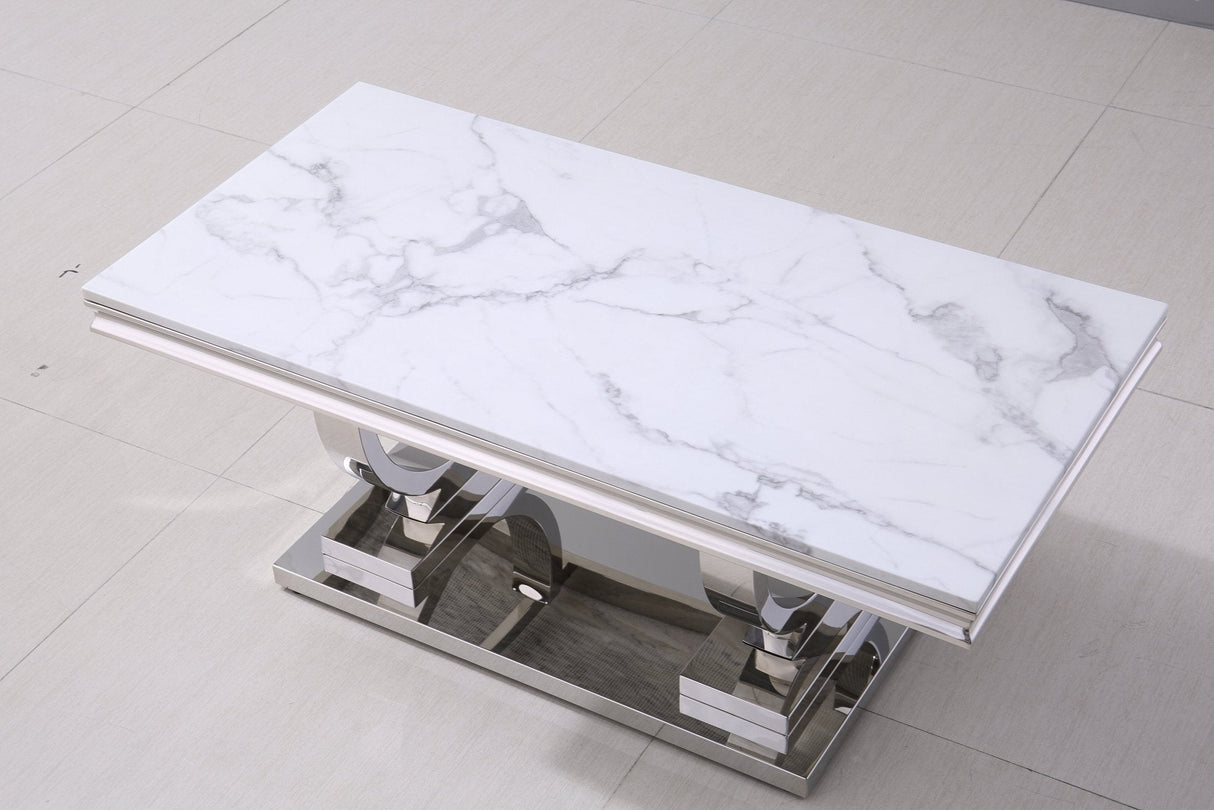 CT316SM MARBLE COFFEE TABLE