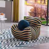 C610 BARREL CHAIR WITH OTTOMAN