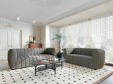 Aversa Charcoal Gray Sofa