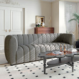 Aversa Charcoal Gray Sofa
