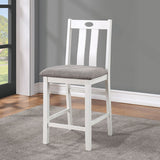 Dunseith White/Gray Dining Set