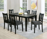 Carbey Black/Gray Dining Set