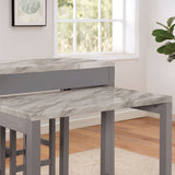 Whitehall Light Gray/Beige Counter Ht. Table