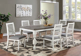 Calabria Antique White/Gray Dining Table