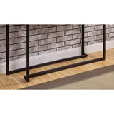 Izar White/Gun Metal Coffee Table