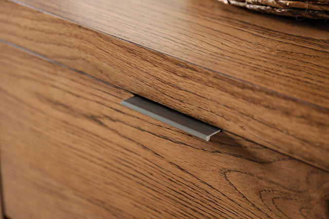 Leirvik Light Walnut Chest