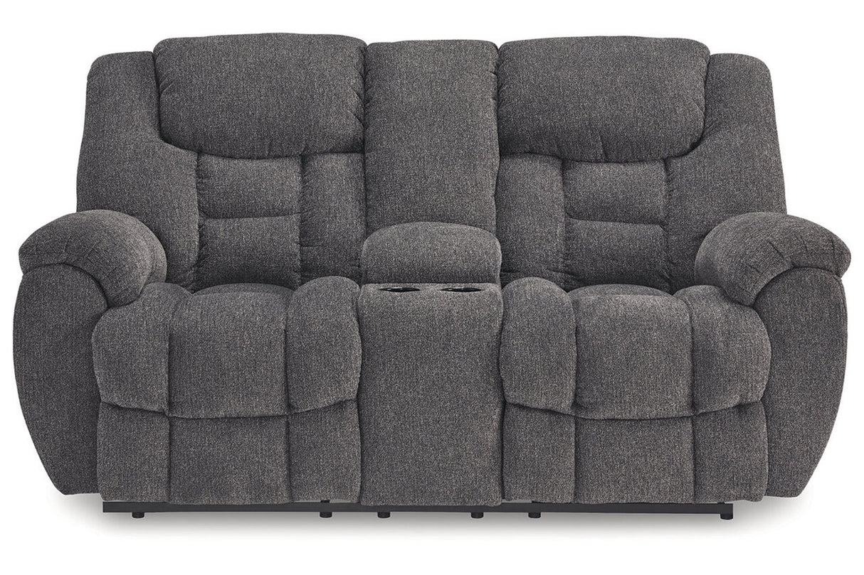 Foreside Living Room Set In Charcoal