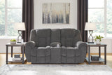Foreside Living Room Set In Charcoal