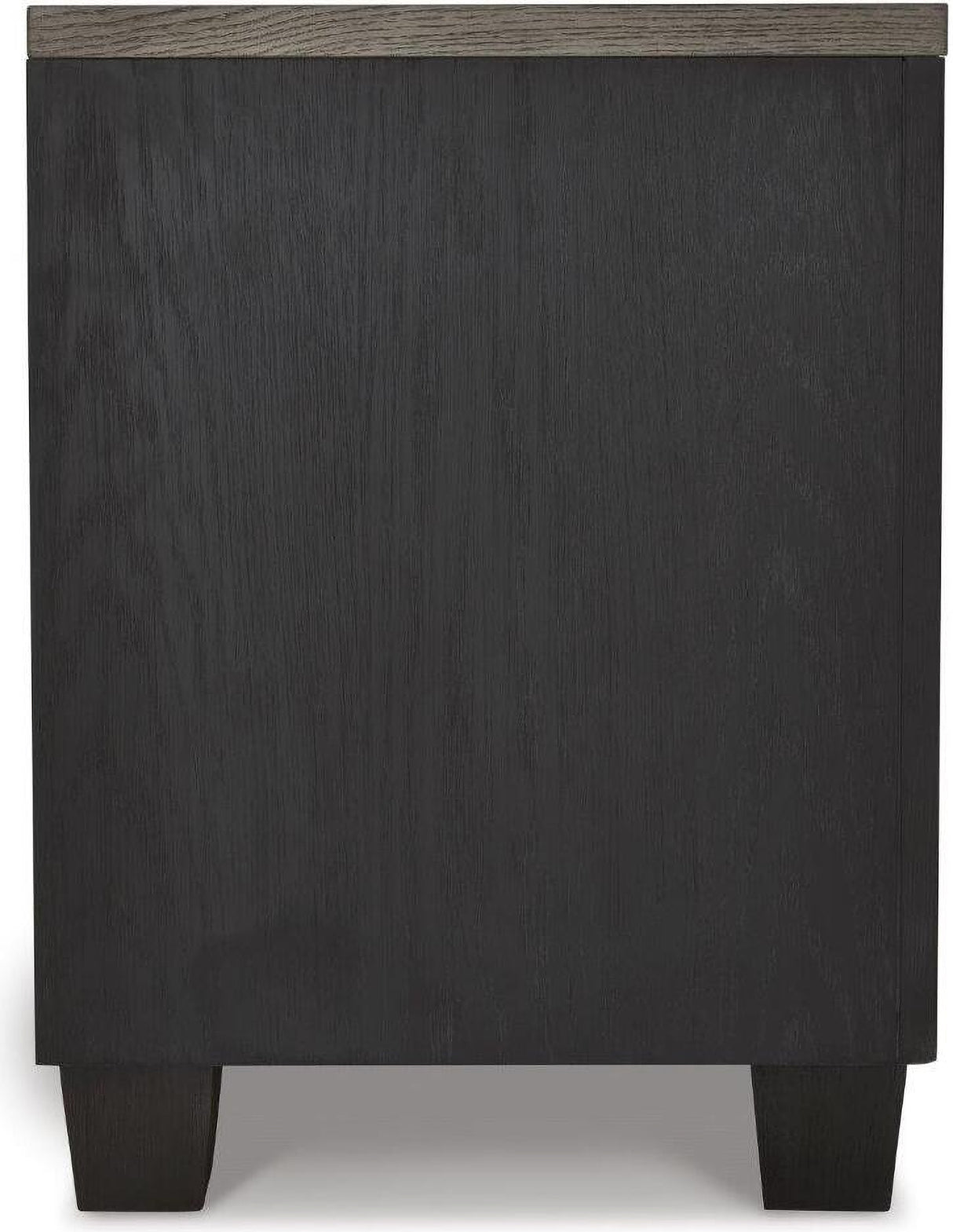 Foyland Black And Brown Panel Storage Bedroom Set