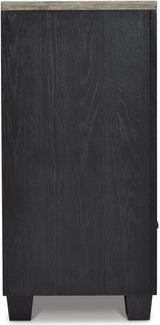 Foyland Black And Brown Panel Storage Bedroom Set