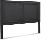 Foyland Black And Brown Panel Storage Bedroom Set