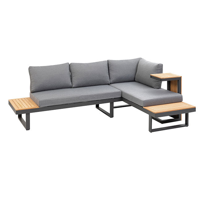 Samara Gun Metal/Natural/Gray Sectional