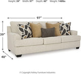 Heartcort Living Room Set In Quartz