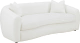 Isabella White Upholstered Living Room Set