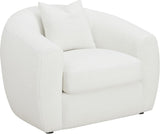 Isabella White Upholstered Living Room Set