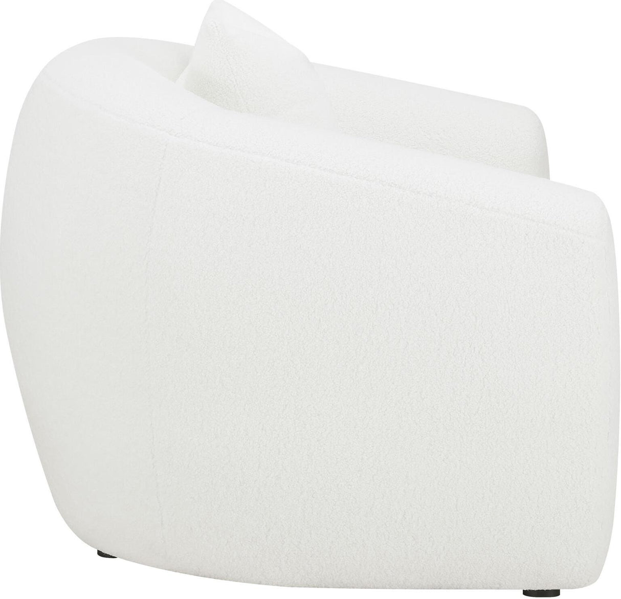 Isabella White Upholstered Living Room Set