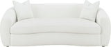 Isabella White Upholstered Living Room Set