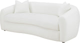 Isabella White Upholstered Living Room Set