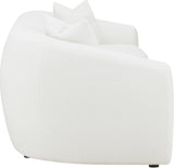 Isabella White Upholstered Living Room Set