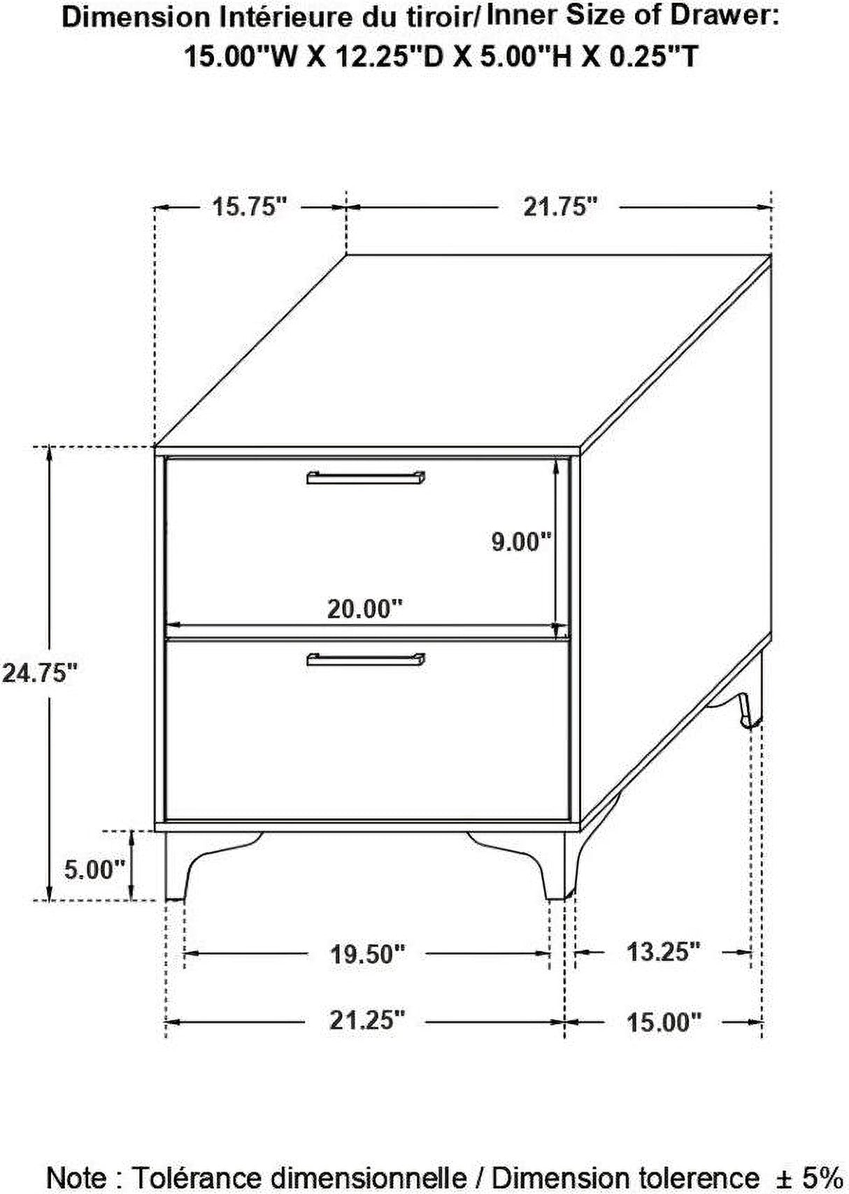 Kendall Black And Gold Tufted Upholstered Panel Bedroom Set