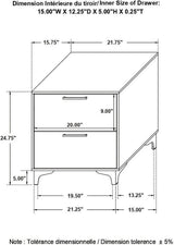 Kendall Black And Gold Tufted Upholstered Panel Bedroom Set