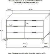 Kendall Black And Gold Tufted Upholstered Panel Bedroom Set