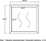 Kendall Black And Gold Tufted Upholstered Panel Bedroom Set