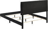 Kendall Black And Gold Tufted Upholstered Panel Bedroom Set