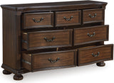 Lavinton Brown Poster Bedroom Set