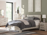 Lawroy Panel Bedroom Set In Light Natural