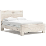 Lawroy Panel Bedroom Set In Light Natural