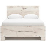 Lawroy Panel Bedroom Set With Storage In Light Natural