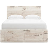 Lawroy Panel Storage Bedroom Set In Light Natural