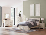 Lawroy Storage Bedroom Set In Light Natural