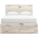 Lawroy Storage Bedroom Set In Light Natural