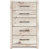 Lawroy Storage Bedroom Set In Light Natural