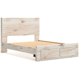 Lawroy Storage Bedroom Set In Light Natural